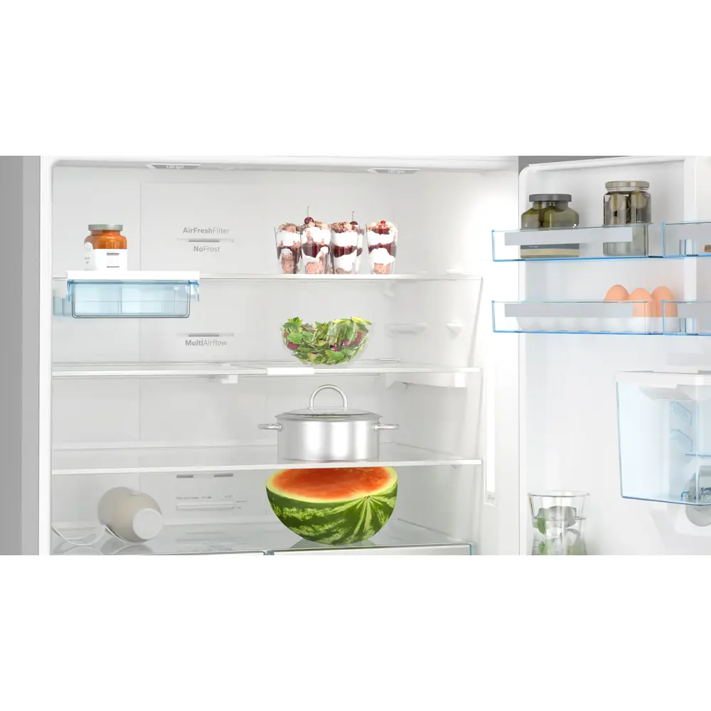 Refrigerator Bosch KGD86AI31T, 480L, E, 40dB, No Frost, Silver