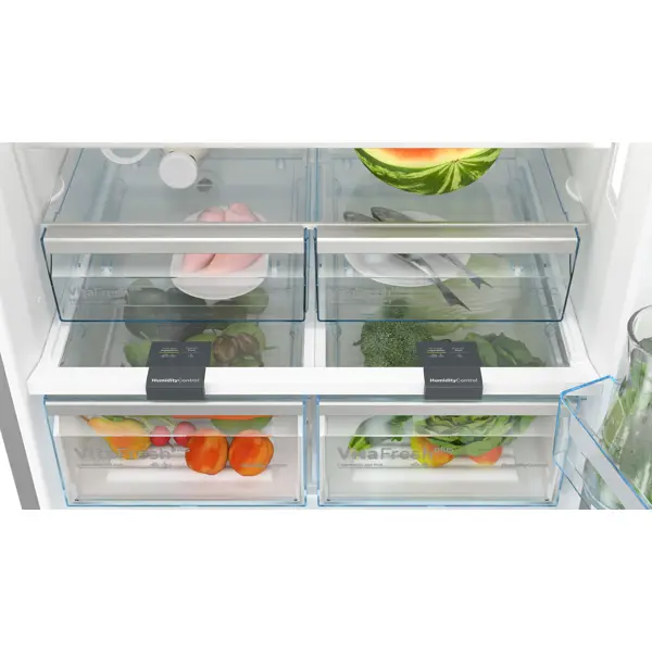 Refrigerator Bosch KGD86AI31T, 480L, E, 40dB, No Frost, Silver