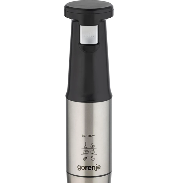 Hand Blender Gorenje HBX1500VS, 0.6L, 1500W, Black/Silver