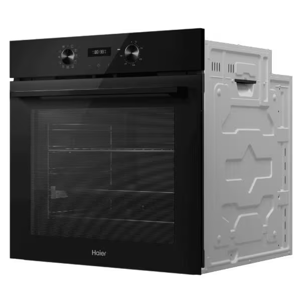 ჩასაშენებელი ელექტრო ღუმელი Haier HOQ-R2ARN3GB, 78L, 3100W, Built-in Electric Oven, Black