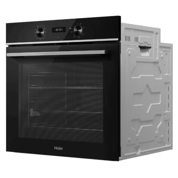 ჩასაშენებელი ელექტრო ღუმელი Haier HOQ-R2ARN3BX, 78L, 3100W, Built-in Electric Oven, Black