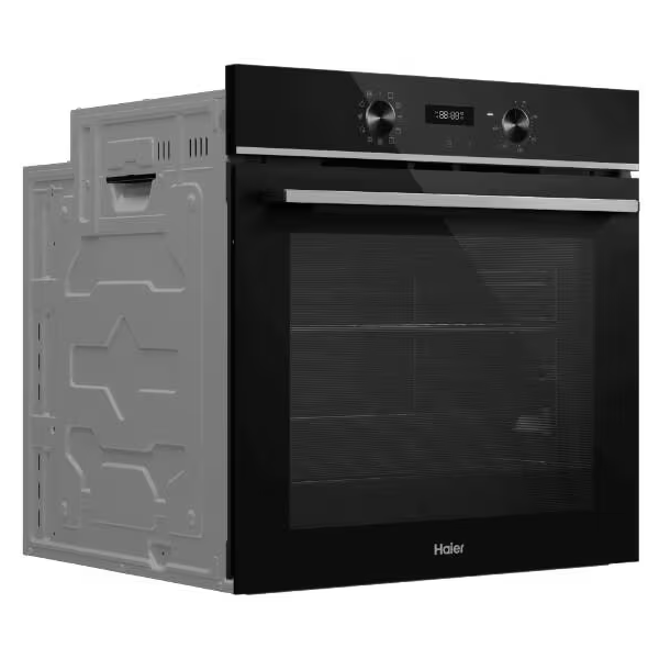 ჩასაშენებელი ელექტრო ღუმელი Haier HOQ-R2ARN3BX, 78L, 3100W, Built-in Electric Oven, Black