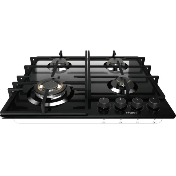 ჩასაშენებელი გაზის ქურის ზედაპირი Haier HHQ-G64CAQB, Built-in Gas Cooktop, Black