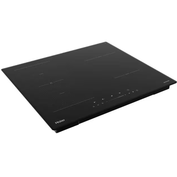 ინდუქციური ქურის ზედაპირი Haier HHX-Y64TFVB, Built-in Induction Cooktop, Black