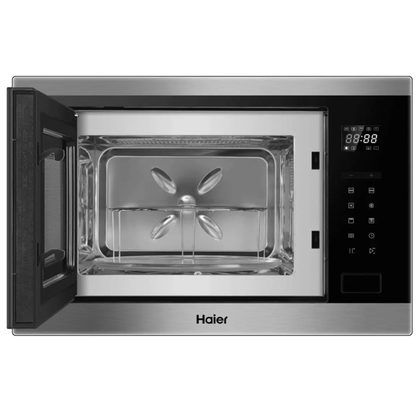 ჩასაშენებელი მიკროტალღური ღუმელი Haier HMX-BTG259X, 900W, 25L, Built-In Microwave Oven, Silver
