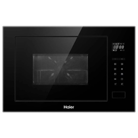 ჩასაშენებელი მიკროტალღური ღუმელი Haier HMX-BTG259B, 900W, 25L, Built-In Microwave Oven, Black
