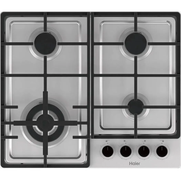 Built-in Gas Cooktop Haier HHQ-M64CTQX, Silver