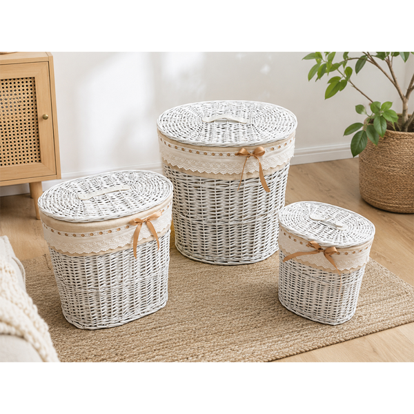 შესანახი კალათა OEM LB6804TY, Storage Basket, White