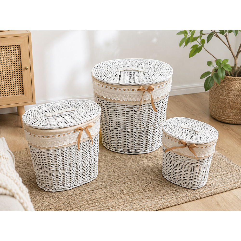 შესანახი კალათა OEM LB6804TY, Storage Basket, White