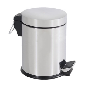 ნაგვის ურნა DAYCO CK-0101, 3L, Step Bin, Silver