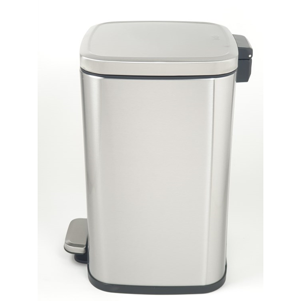 ნაგვის ურნა EKO EK9384MT 27120, 12L, Step Bin, Silver
