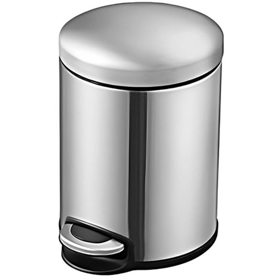 ნაგვის ურნა Ekoflora 18023521, 12L, Step Bin, Silver