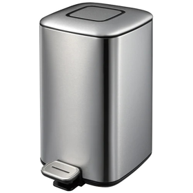 ნაგვის ურნა Ekoflora 18023517, 20L, Step Bin, Silver