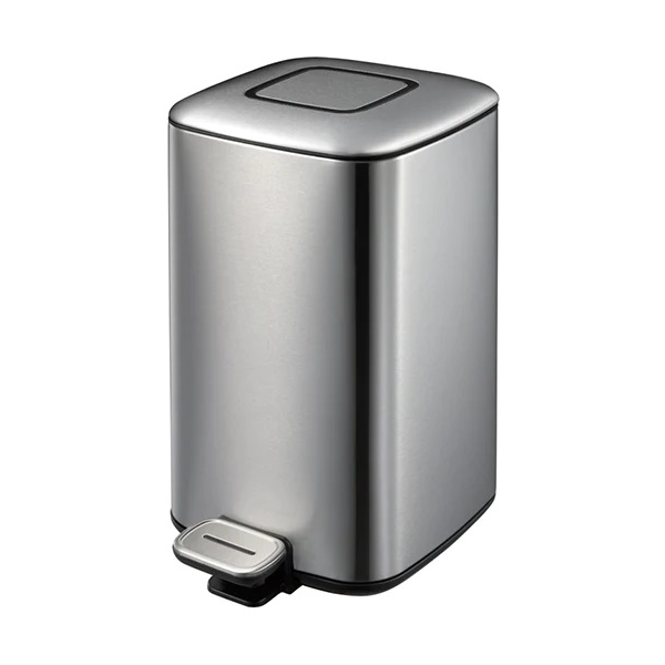 Step Bin Ekoflora 18023515, 9L, Silver
