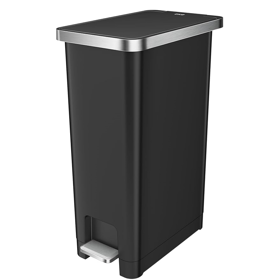 ნაგვის ურნა Ekoflora 18023545, 20L, Step Bin, Black