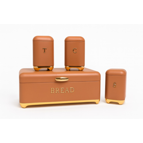 Bread box and spice boxes BERLLONG BMST-0200, Beige