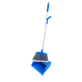 Broom With Dustpan Kleaner GSC009, 100cm, Blue