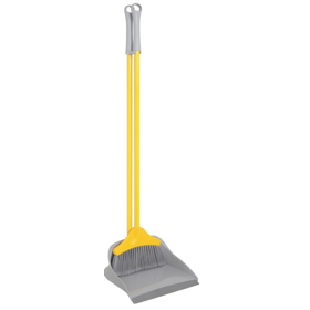 Broom With Dustpan Apex 11708, 92cm, Yeelow/Grey