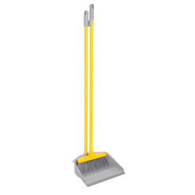 Broom With Dustpan Apex ზომა 11703, 88cm, Yeelow/Grey