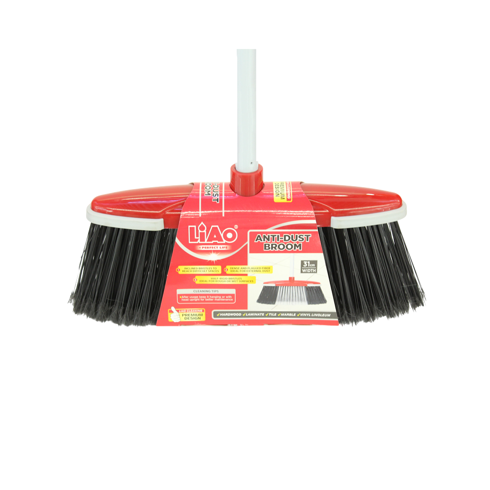 Dust Broom Liao L-20003, 130cm, Red