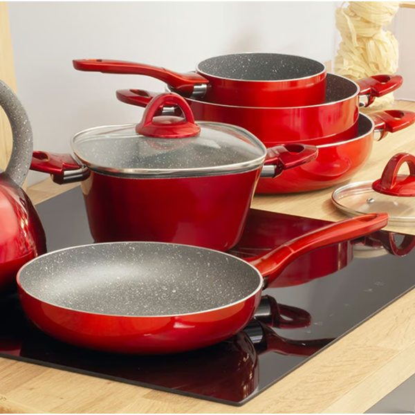 ქვაბი Ambition POKR 20163, 6.7L, 28cm, Red