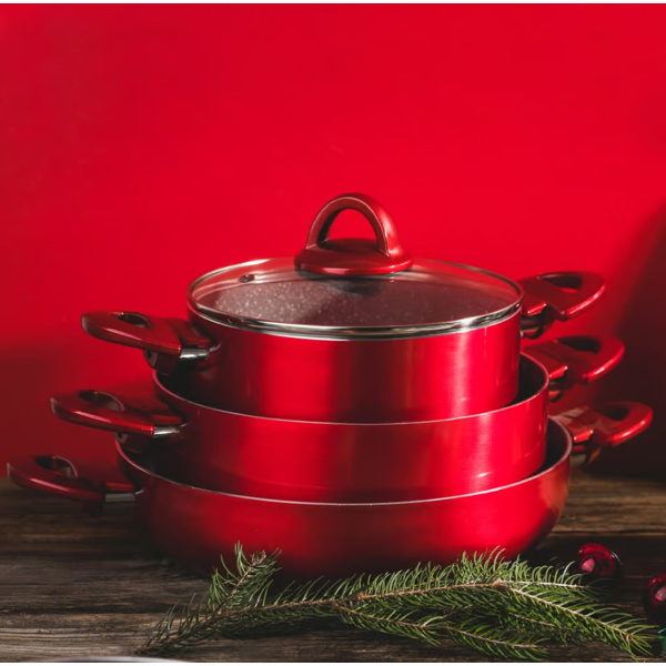 Pot Ambition POKR 20163, 6.7L, 28cm, Red