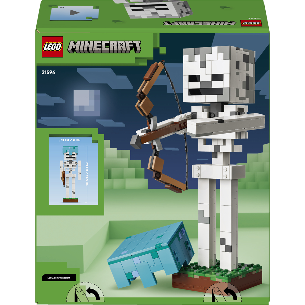 ასაწყობი კონსტრუქცია LEGO 21594, Minecraft The Skeleton, Prefabricated Construction