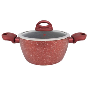 ქვაბი BERLLONG RVP-20G, 20cm, Red