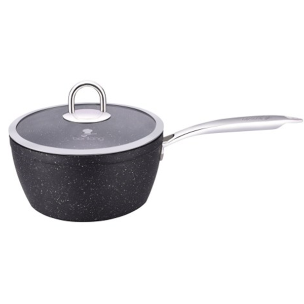 ქვაბი BERLLONG TSM-18, 18cm, Black