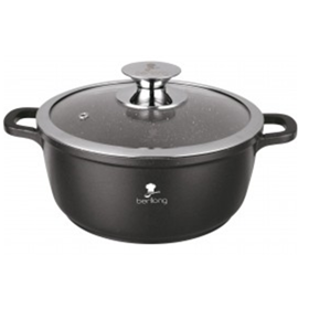 ქვაბი Berllong G-18, 18cm, Black