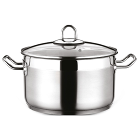 ქვაბი Hascevher Arbel 1445, 6.3L, 24cm, Silver