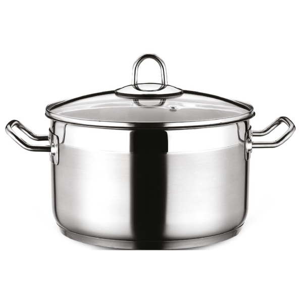 Pot Hascevher Arbel 1445, 6.3L, 24cm, Silver