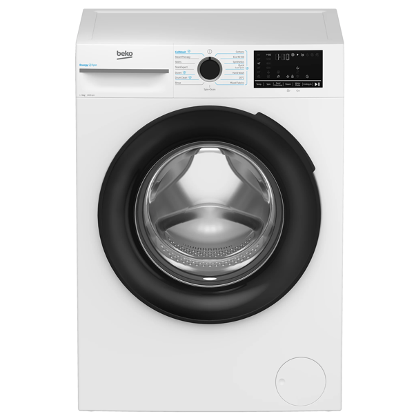 Washing Machine Beko BM3WT49415W, 9Kg, A, 1400Rpm, 75DB, White