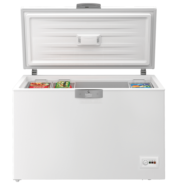 Freezer Beko HSM 40081 b300, 360L, E, 44DB, White
