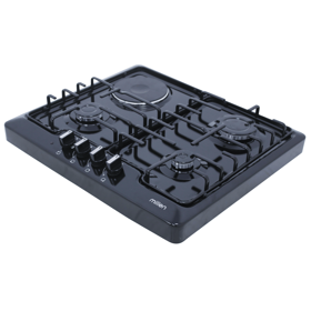 ჩასაშენებელი გაზის ქურის ზედაპირი Millen HB612Mk FFD, Built-in Gas Cooktop, Black