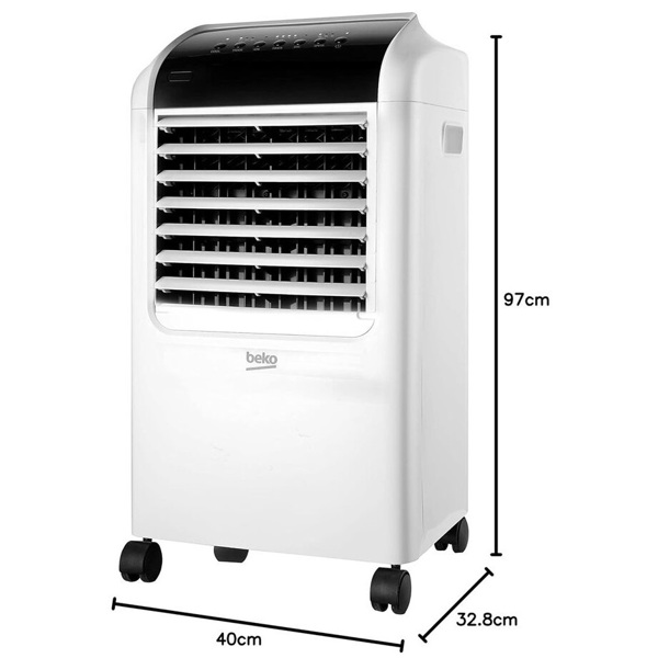 ჰაერის გამაგრილებელი Beko EFE6030W, 65W, 8L, Air Cooler, White