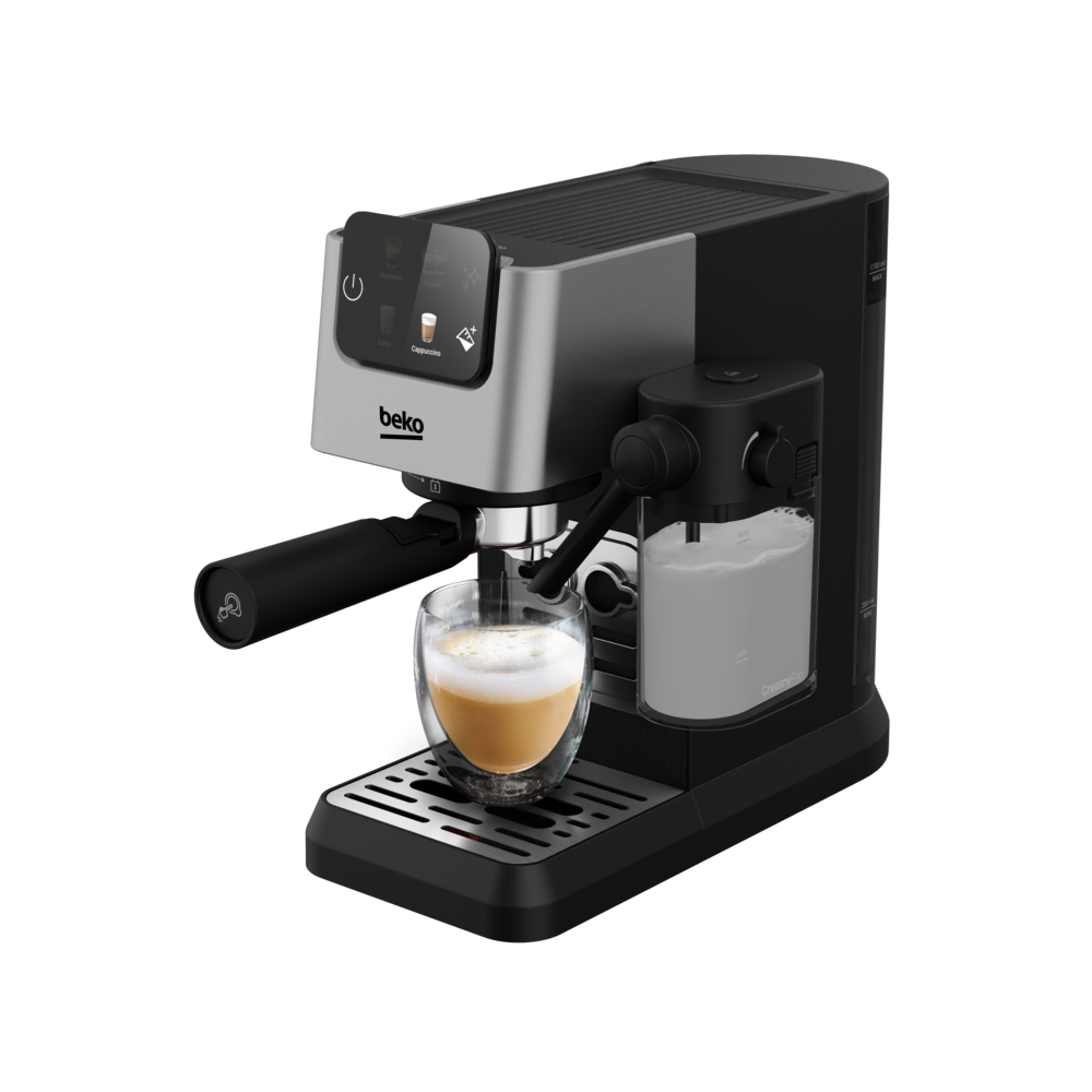 Coffee Machine Beko CEP 6464 X, 1628W, 1.1L, Grey/Black