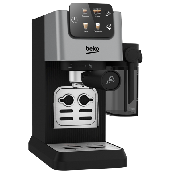 Coffee Machine Beko CEP 6464 X, 1628W, 1.1L, Grey/Black
