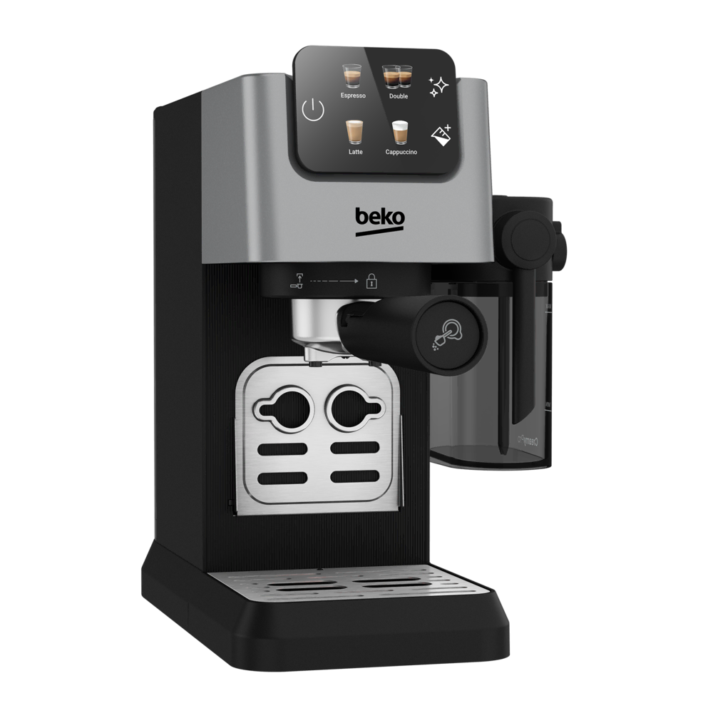 Coffee Machine Beko CEP 6464 X, 1628W, 1.1L, Grey/Black