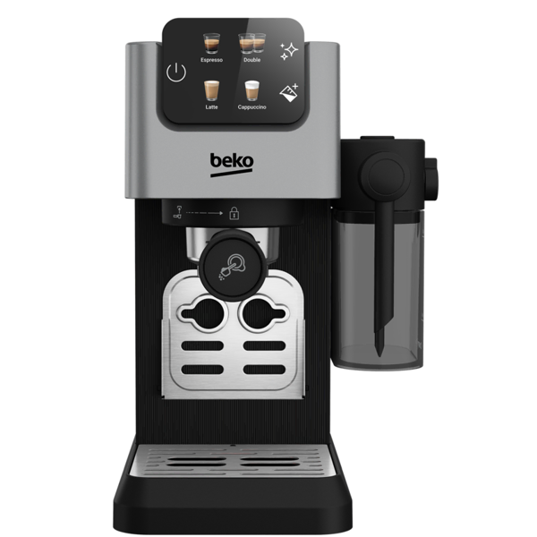 Coffee Machine Beko CEP 6464 X, 1628W, 1.1L, Grey/Black