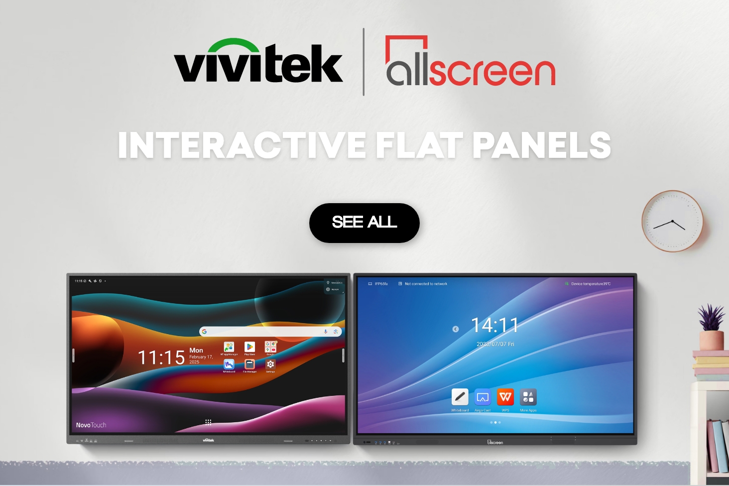 INTERACTIVE FLAT PANELS