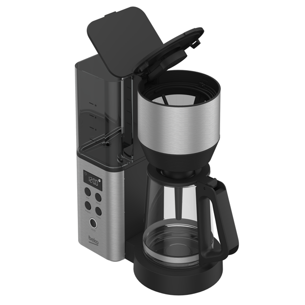 Coffee Machine Beko CFM 7355 I, 1150W, 0.9L, Grey/Black
