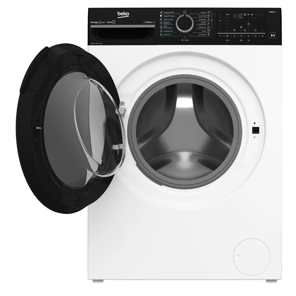 Washing+Dryer Machine Beko BM5DFST69442WBPB bPRO500, 9/6Kg, 1400Rpm, A, 76DB, White