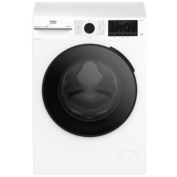 Washing+Dryer Machine Beko BM5DFT48447W bPRO500, 8/5Kg, 1400Rpm, A, 75DB, White