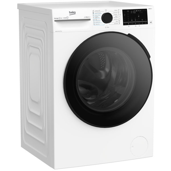 Washing+Dryer Machine Beko BM5DFT48447W bPRO500, 8/5Kg, 1400Rpm, A, 75DB, White