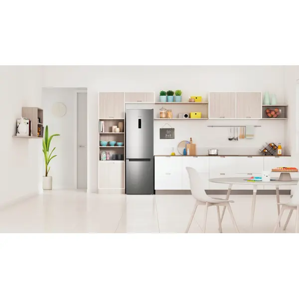 Refrigerator Indesit ITS 5180 XB, 298L, A, 40Db, No Frost, Stainless Steel