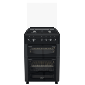 Gas Cooker Millen DS6314GAZB FFD, 4Gas, Black