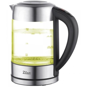 Electric Kettle Zilan ZLN3949, 2200W, 1.7L, Silver/Black