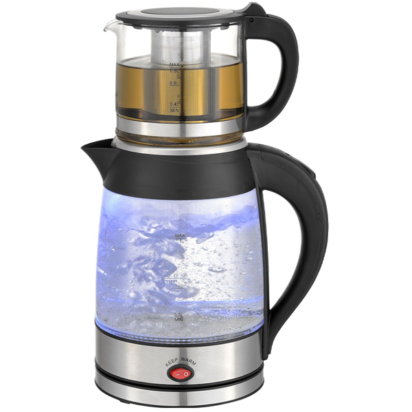 Tea Maker Zilan ZLN4858, 2200W, 1.8L, Black/Silver