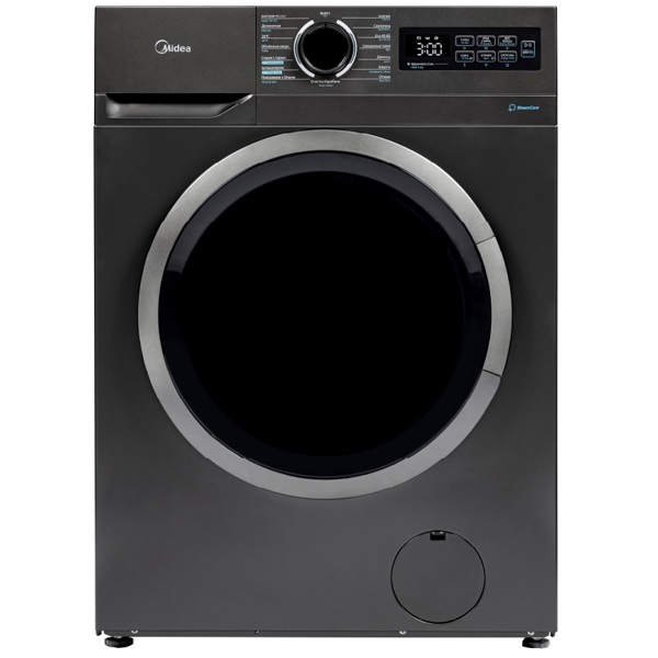 სარეცხი მანქანა Midea MF01814BS47/T, 8Kg, 1400Rpm, A, 72DB, Washing Machine, Titanium
